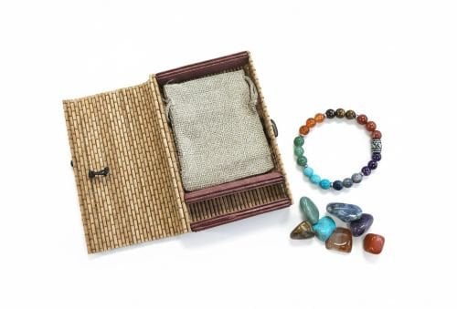 Energie Activerende Chakra's en Chakra armband met basic kraal