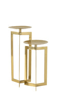 J-Line kaarshouder - metaal - goud - large