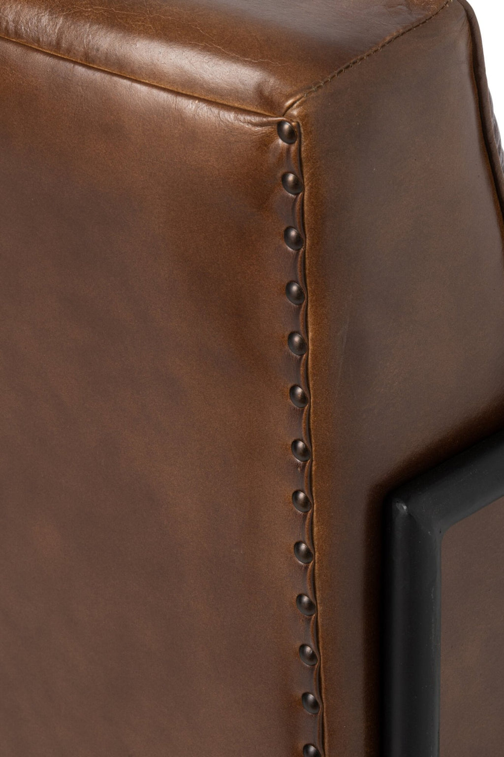 J-Line Fauteuil - leer - bruin