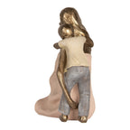 Decoratie Beeld Vrouw 23x9x16 cm Goudkleurig Kunststof
