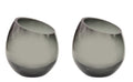 Waxinelichthouder - Moho grey (set van 2 stuks)