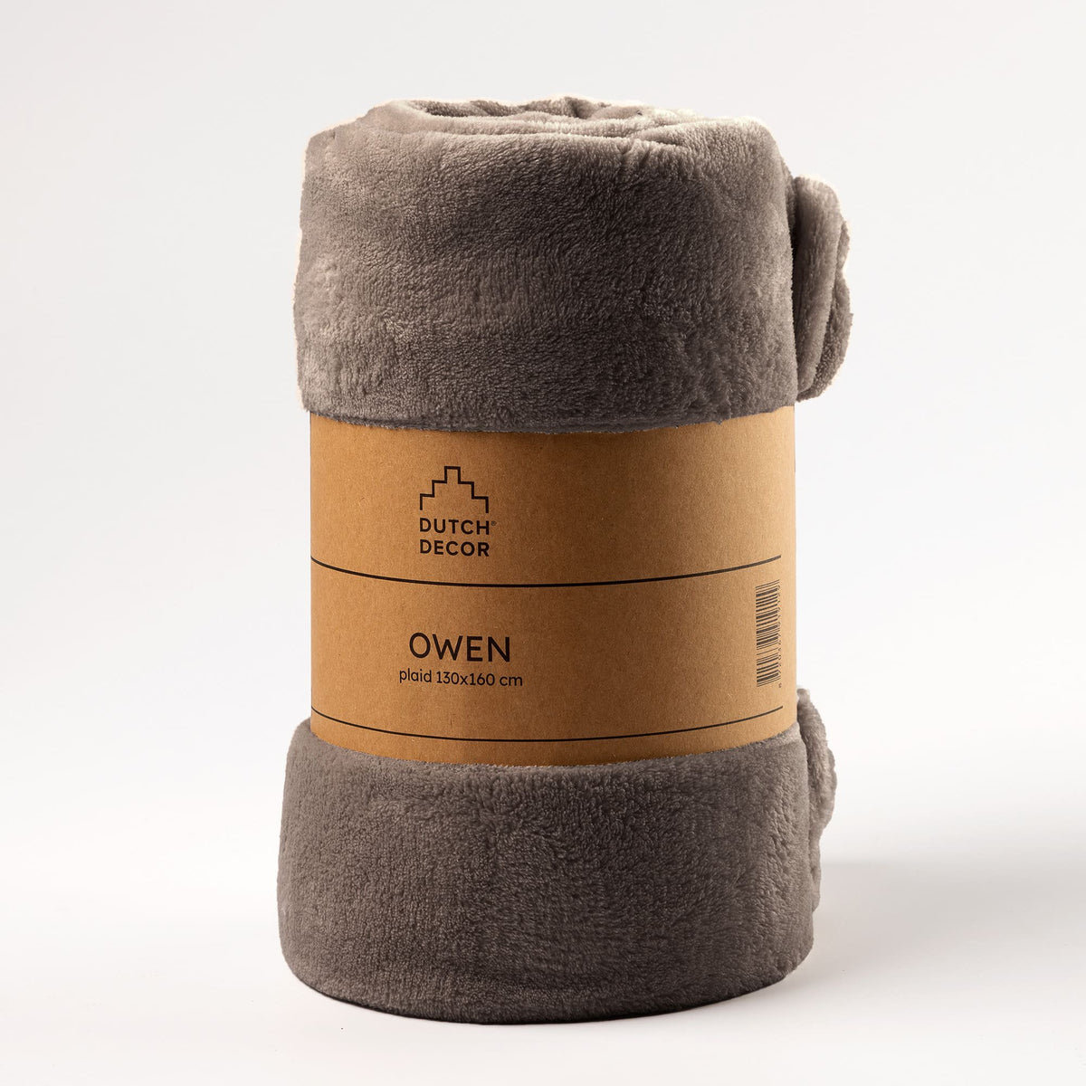 Dutch Decor Owen - Plaid 130x160 cm - Driftwood - taupe
