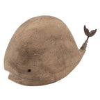 Decoratie Beeld Walvis 26x7x14 cm Bruin Hout