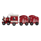 Kerstdecoratie Beeld Trein 64x13x21 cm Rood Metaal