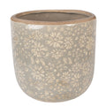 Bloempot Ø 20x19 cm Grijs Keramiek