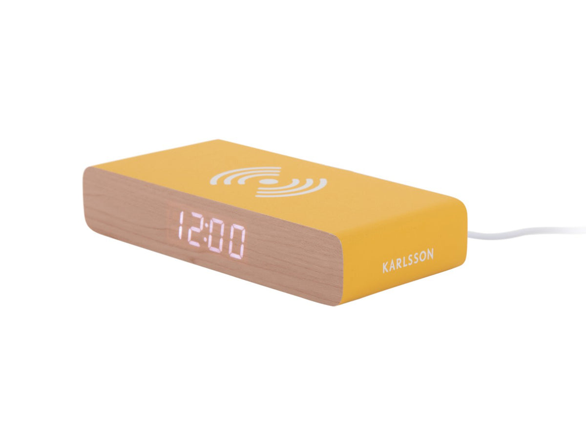 Wekker Retro plat LED