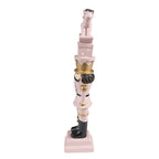 Kerstdecoratie Notenkraker 23 cm Roze Polyresin
