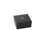 J-Line geurkaars M-Chic - Oud&Amber - glas - goud - 20U - doos van 4