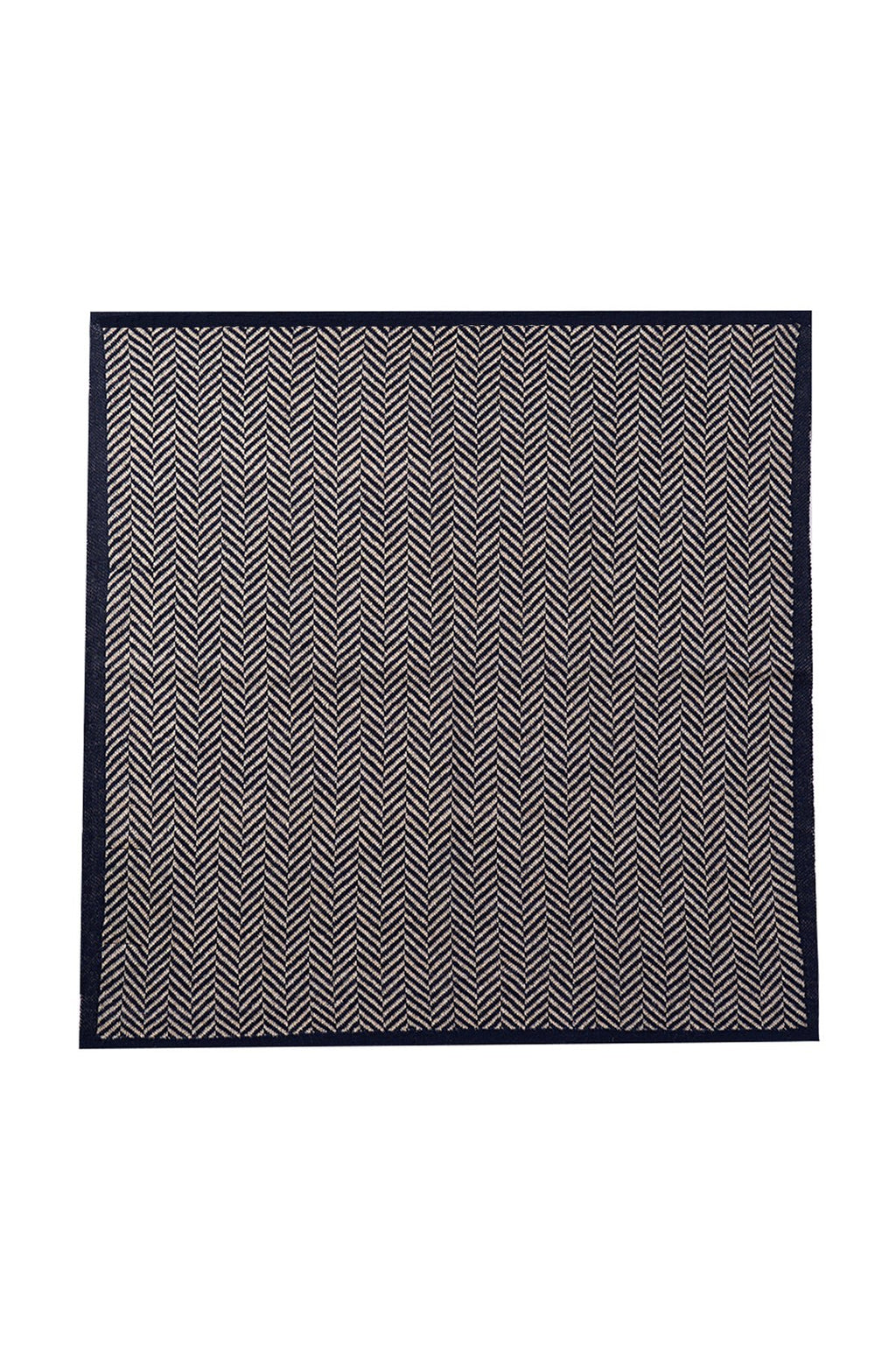 Lycia Square Foulard Navy-Beige