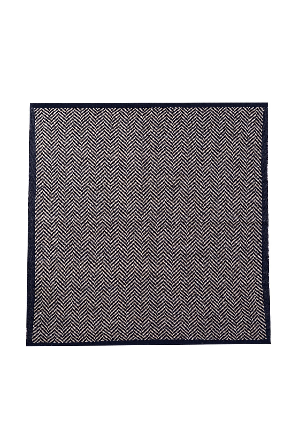 Lycia Square Foulard Navy-Beige