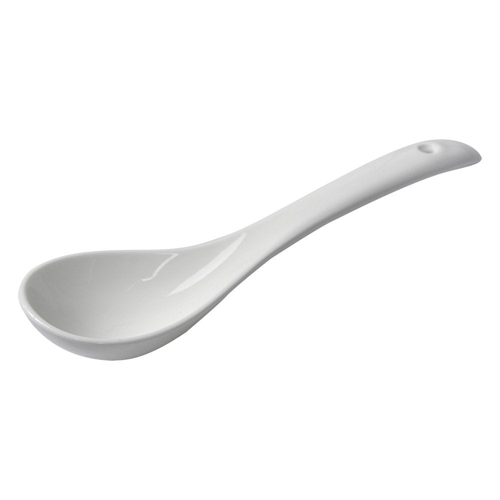 Lepel 15x4x2 cm Wit Keramiek