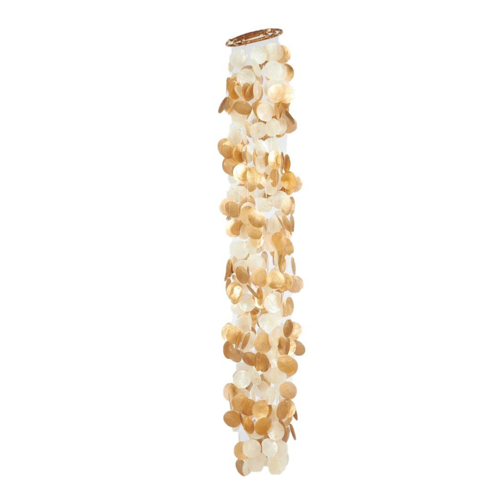 Mobiel Capiz 20x150cm naturel/goud
