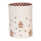 Broodmand Ø 15x16 cm Beige Katoen Gingerbread man