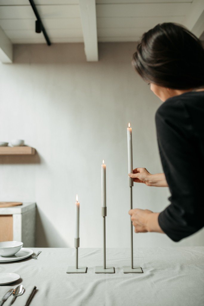 Leeff Giftbox Candle Holders grey - Speciaal voor jou