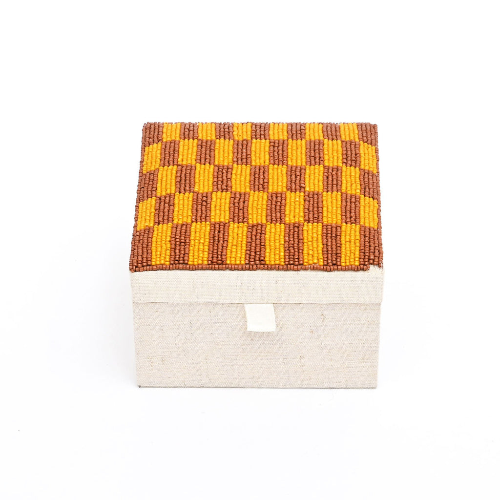 Keepsake Box - Royal Heritage - Veelkleurige kralen - 5x5x3 Inch