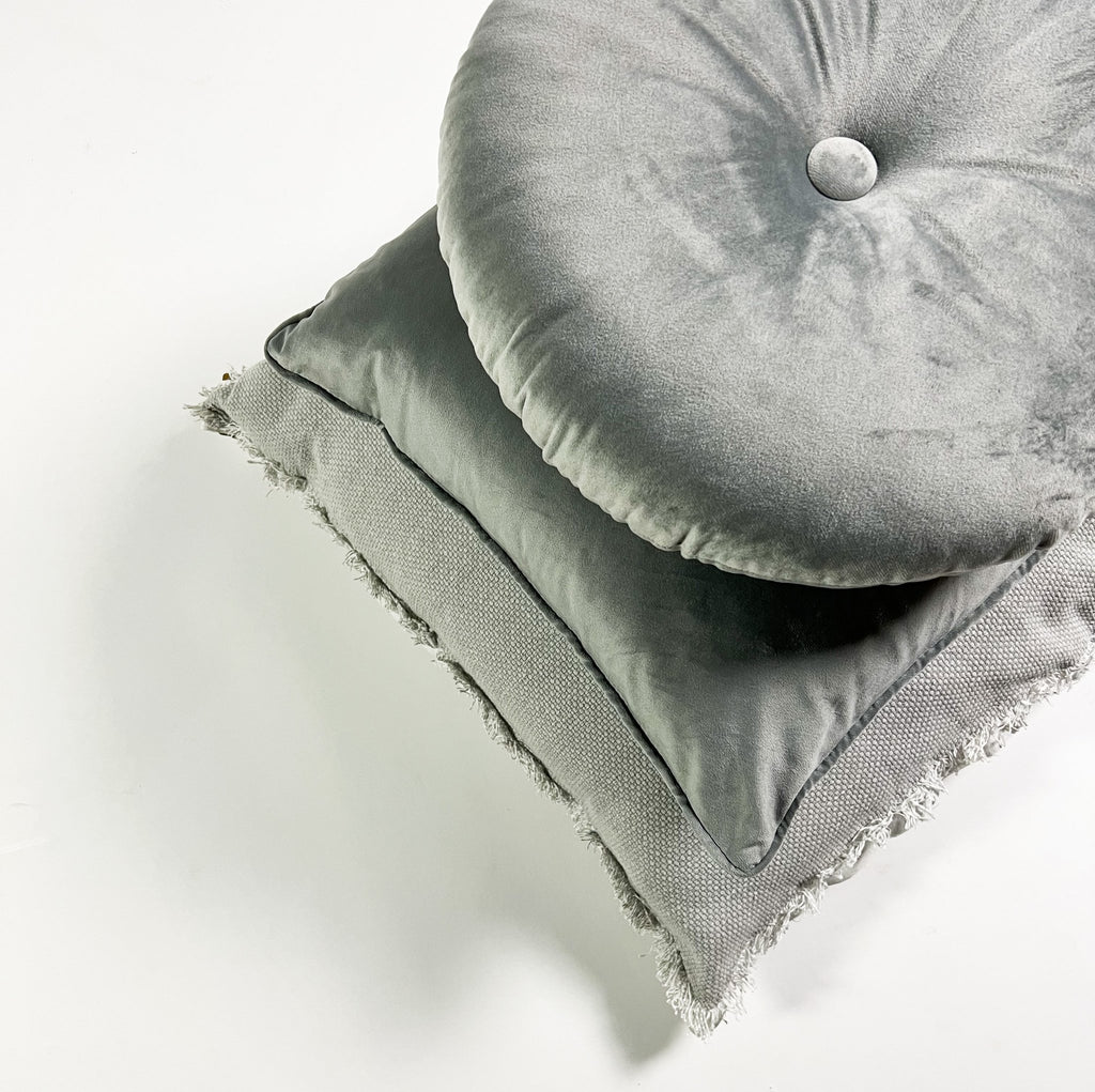 Nederlands decor Finn - Cushion 45x45 cm Micro Chip - Gray