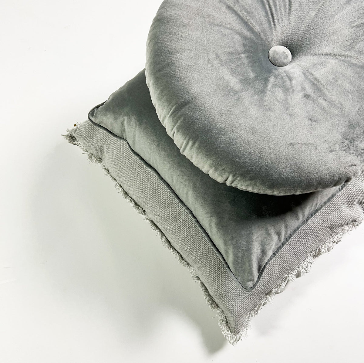 Nederlands decor Finn - Cushion 45x45 cm Micro Chip - Gray