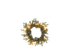 J-Line decoratie krans 20 LED - kunststof - groen - S