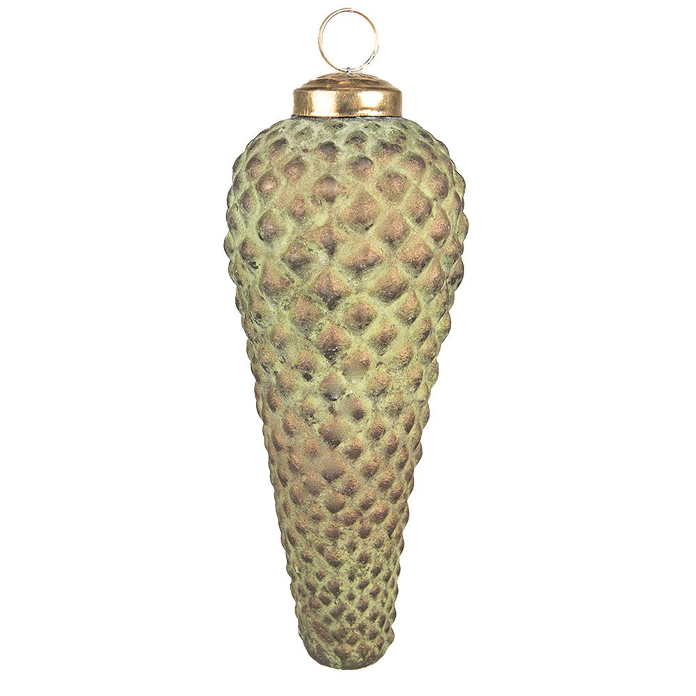 Kerstbal Ø 5 cm Groen Glas Kerstdecoratie