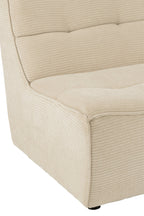 J-Line sofa grid - populierenhout/schuim - beige