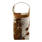 Mand koehuid bruin/wit 40cm