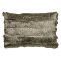 Groot kussen franjes goud 40x60cm