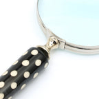 Vergrootglas met gestippeld handvat – staal en hars