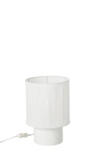 J-Line Tafellamp - cement - wit - small