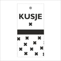 Cadeaukaartjes - kusje - 20 stuks