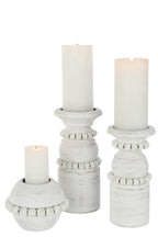 J-Line kaarshouder Pila - metaal - wit - large