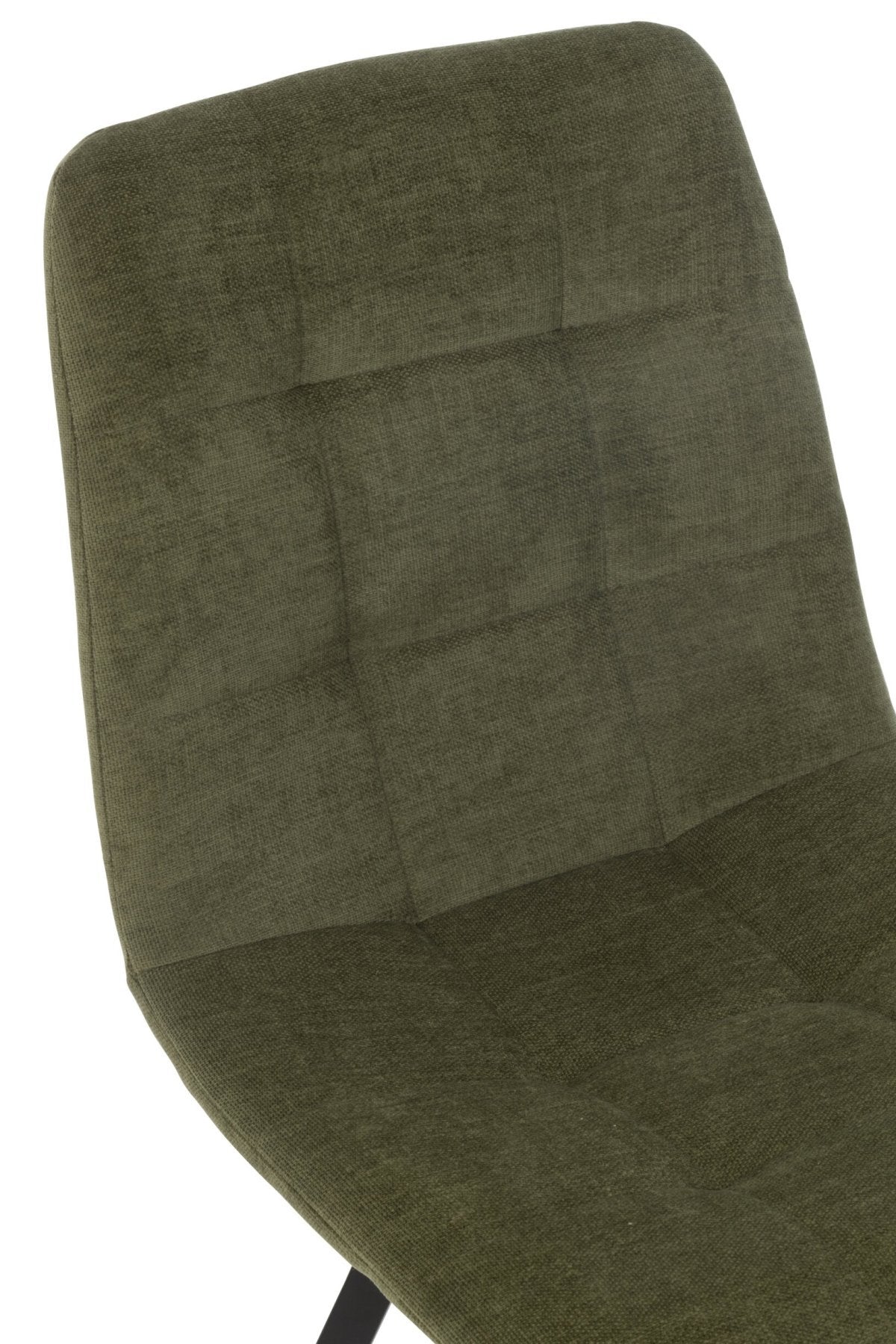 J-Line Eetstoel Clark Metaal/Polyester Groen
