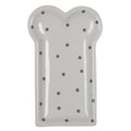 Ontbijtbord 10x17 cm Wit Keramiek Stippen Bord