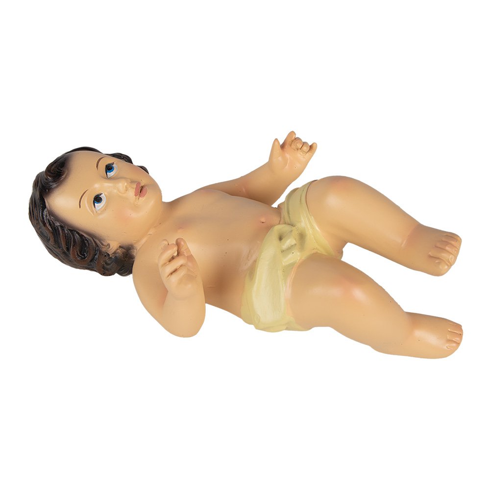 Decoratie Beeld Jezus 11x8x20 cm Beige Kunststof