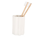 Tandenborstelhouder Ø 7x11 cm Wit Keramiek