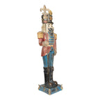 Beeld Notenkraker 31x23x99 cm Blauw Kunststof