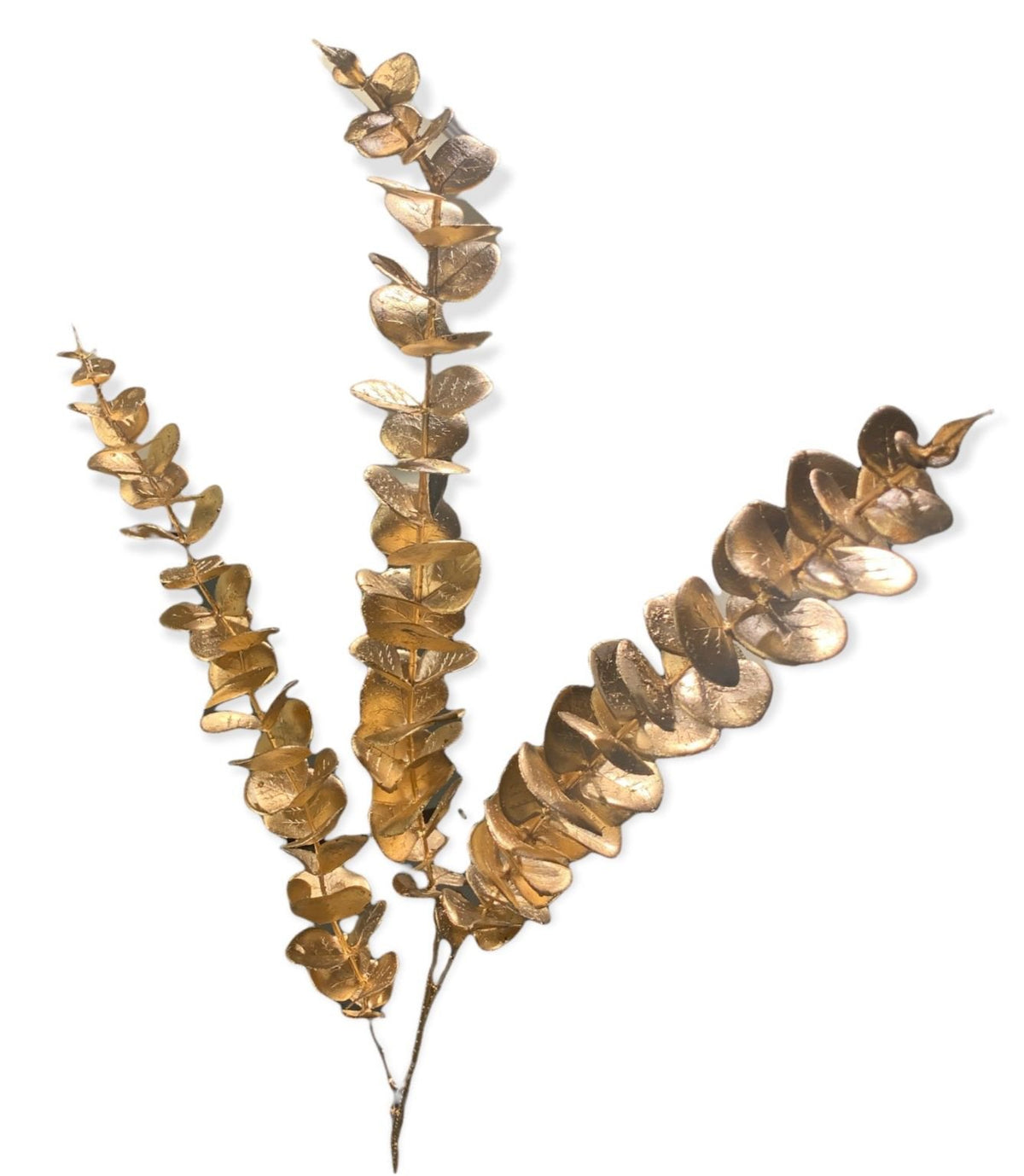 Kunsttak eucalyptus 112cm antiek goud