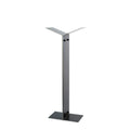 Y-Bookstand - recht hoog - blauwstaal