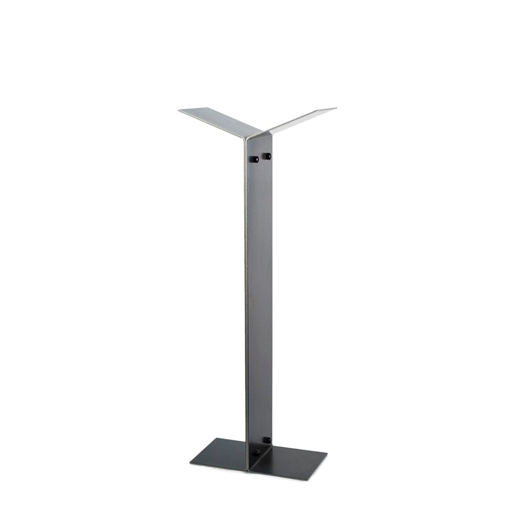 Y-Bookstand - recht hoog - blauwstaal