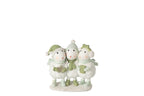 J-Line Winters schaap - steen - wit/groen