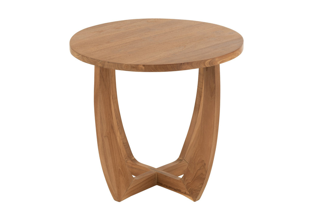 J-Line bijzettafel - hout - naturel