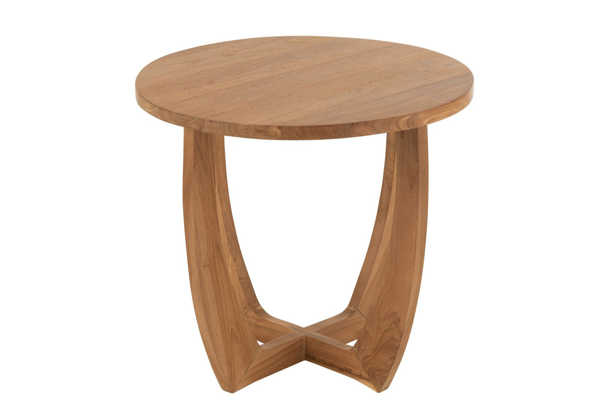 J-Line bijzettafel - hout - naturel
