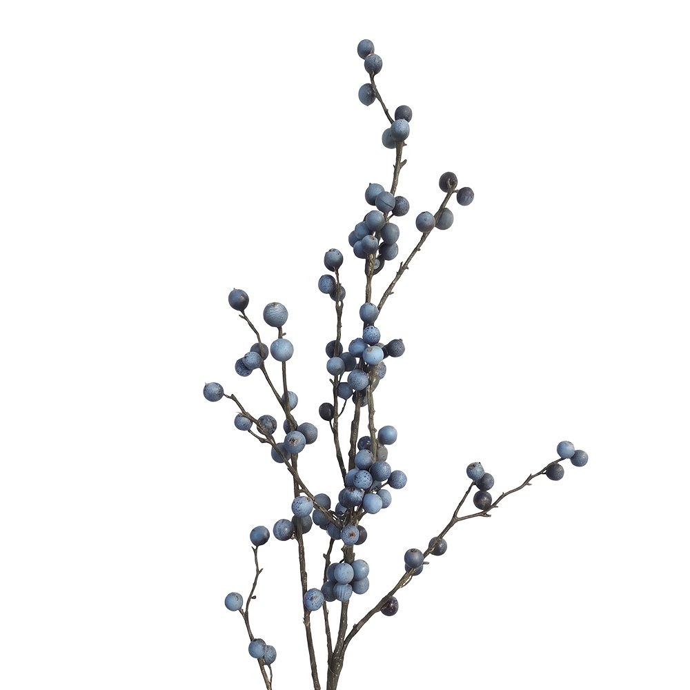 Decoratie Tak Blauw Kunststof