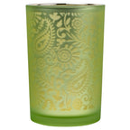 Theelichthouder paisley lime large 18cm*