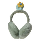 Oorwarmers Kinderen Bloem one size Groen Polyester