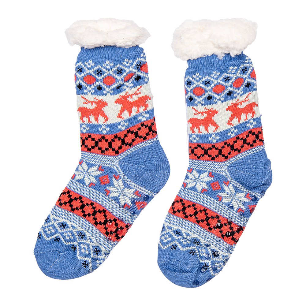 Kerstsokken set van 12 one size Meerkleurig Synthetisch Hert