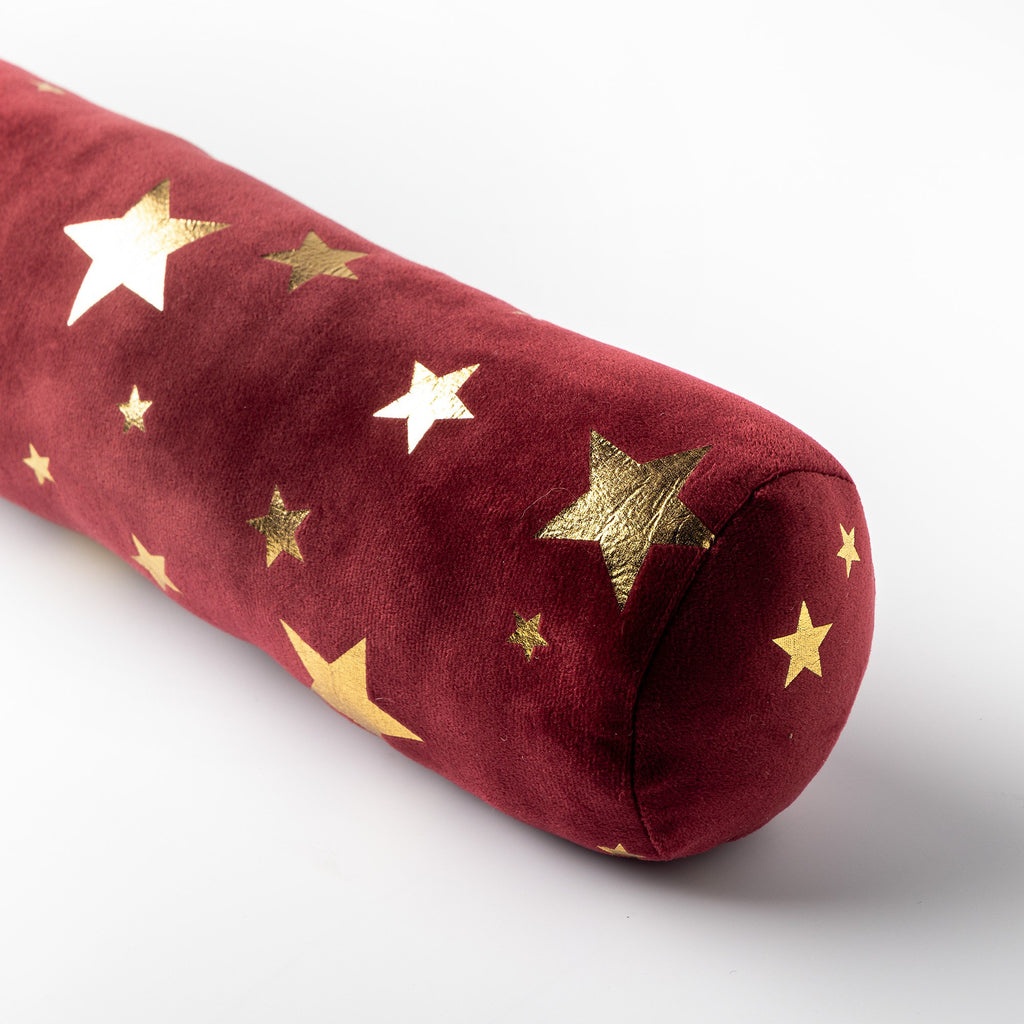 Textino Stars - Tochtstopper 90x10 cm - Sterren - Biking Rood - Rood