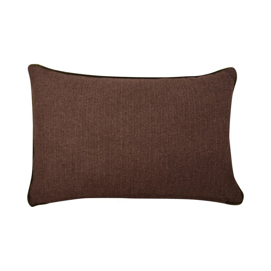Velvet wool cappuccino cushion 40x60 cm