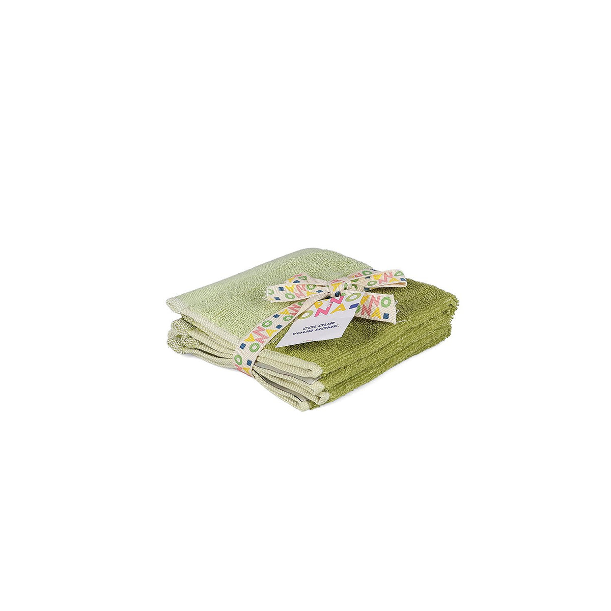 Gastendoekje 30x30cm pistachegroen Pixie - Set van 2
