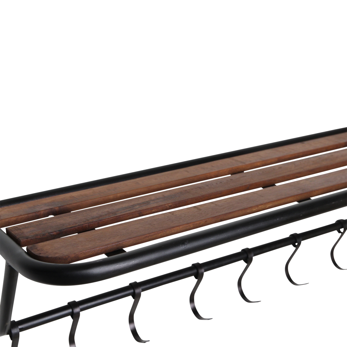 Factory wandkapstok met hoedenplank
