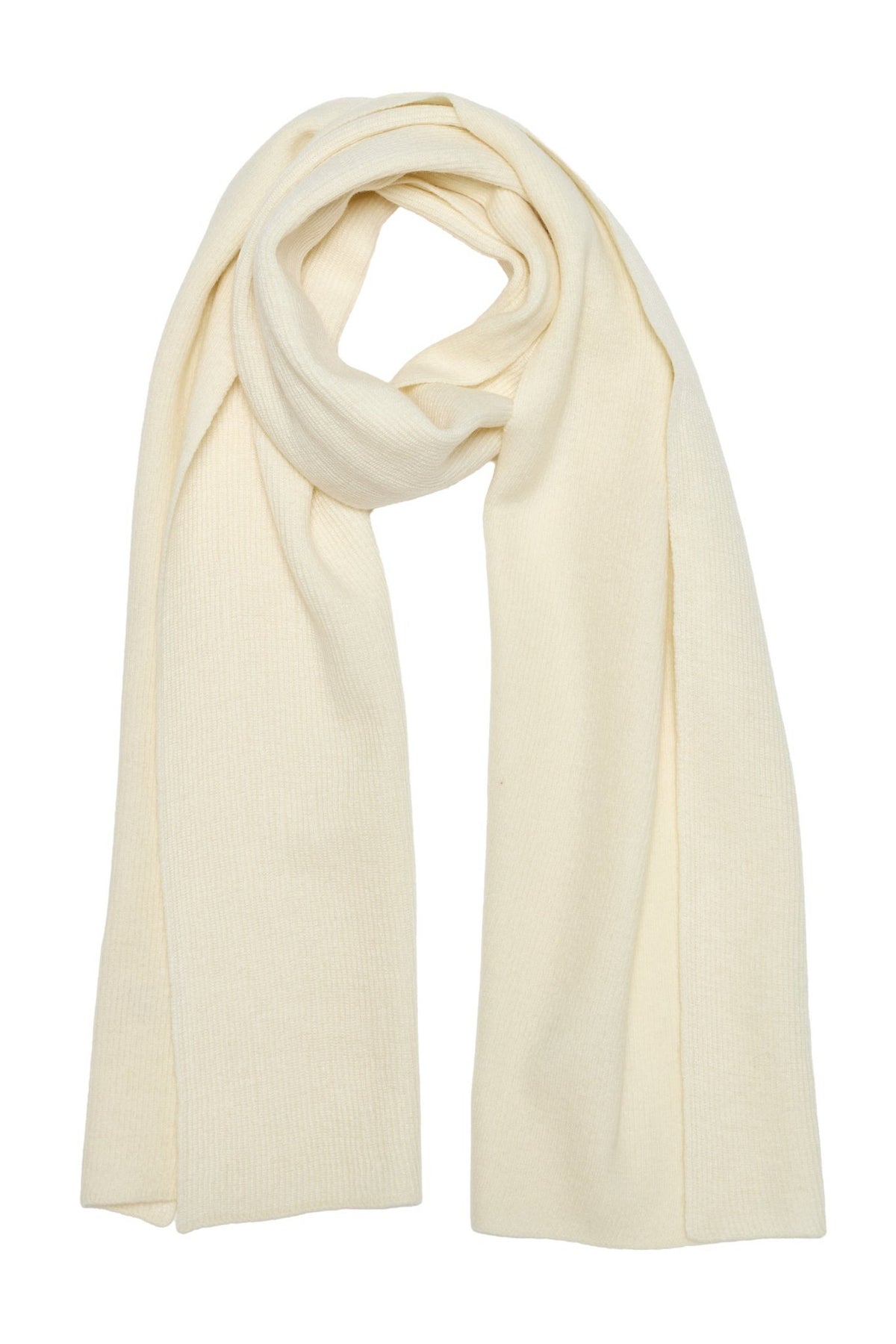 Artemis Beanie & Scarf Wool Set ecru-ecru